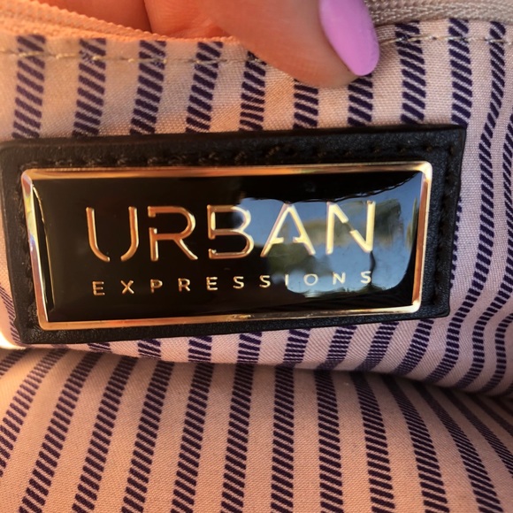 URBAN EXPRESSIONS DENIM CROSSBODY CLUTCH - Picture 7 of 10